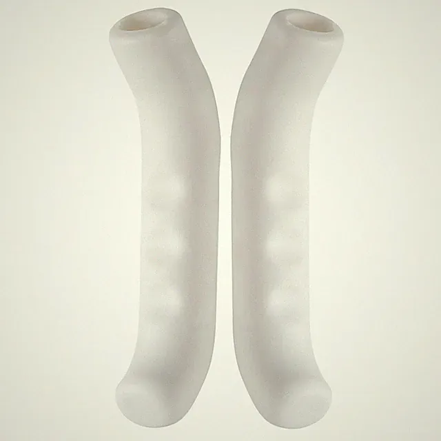 1 Pair Brake Lever Cover Silicone Anti-Slip Bike Brake Lever Protector White