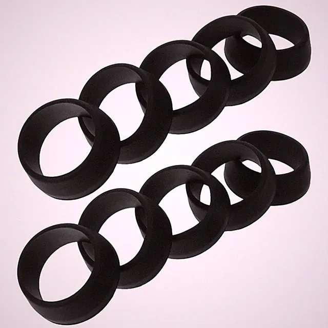 10 Pcs Bicycle Seatpost Covers Sleeve Protection Bike Silicone Ring