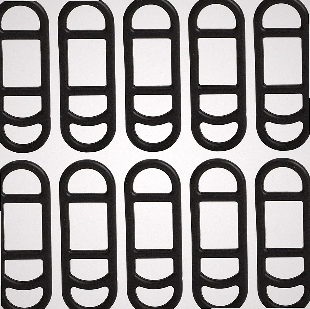 10PCS Bike Silicone Mount Band, Bicycle Light Fastening Straps, Universal Adjust
