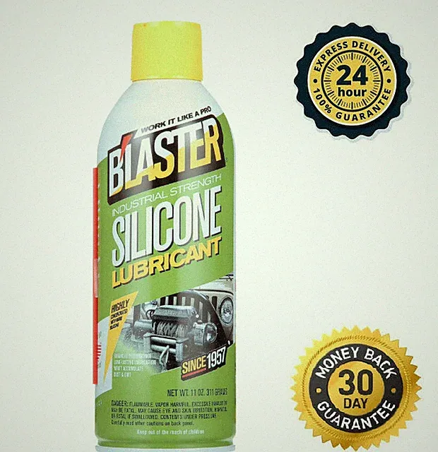 11 Oz. Industrial Strength Silicone Lubricant Spray 11 Oz Ideal for Windows Bike