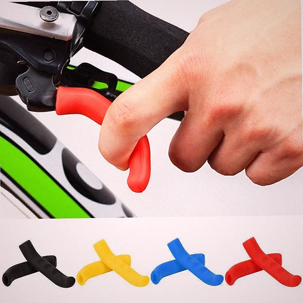 1Pair Folding Bicycle Mountain Bike Handlebar Silicone Anti Skid Grip Cover