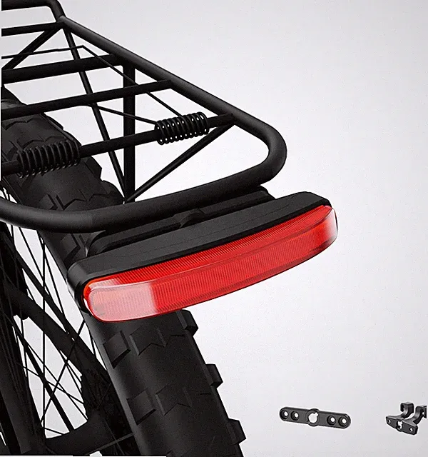 220 LM Rechargeable Bike Tail Light, IPX6 Waterproof Cycling 260° Wide Visible S