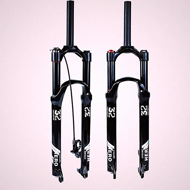 26/27.5/29 Inch MTB Air Fork Straight/Tapered Steerer Shoulder/Remote Lockout