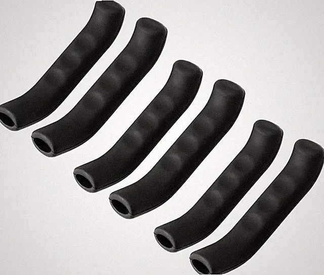 3 Pair Black Silicone Bike Brake Lever Sleeve Anti-Slip Handlebar Protection