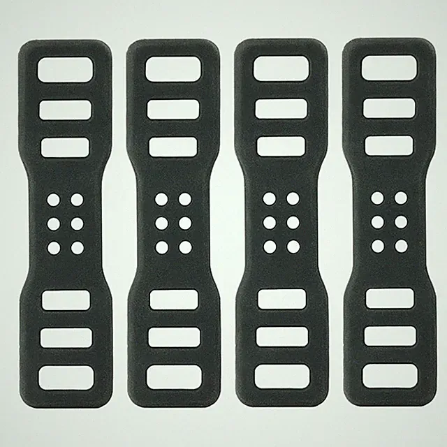 4 Pcs Bike Silicone Band, Cycling Bicycle Rubber Straps