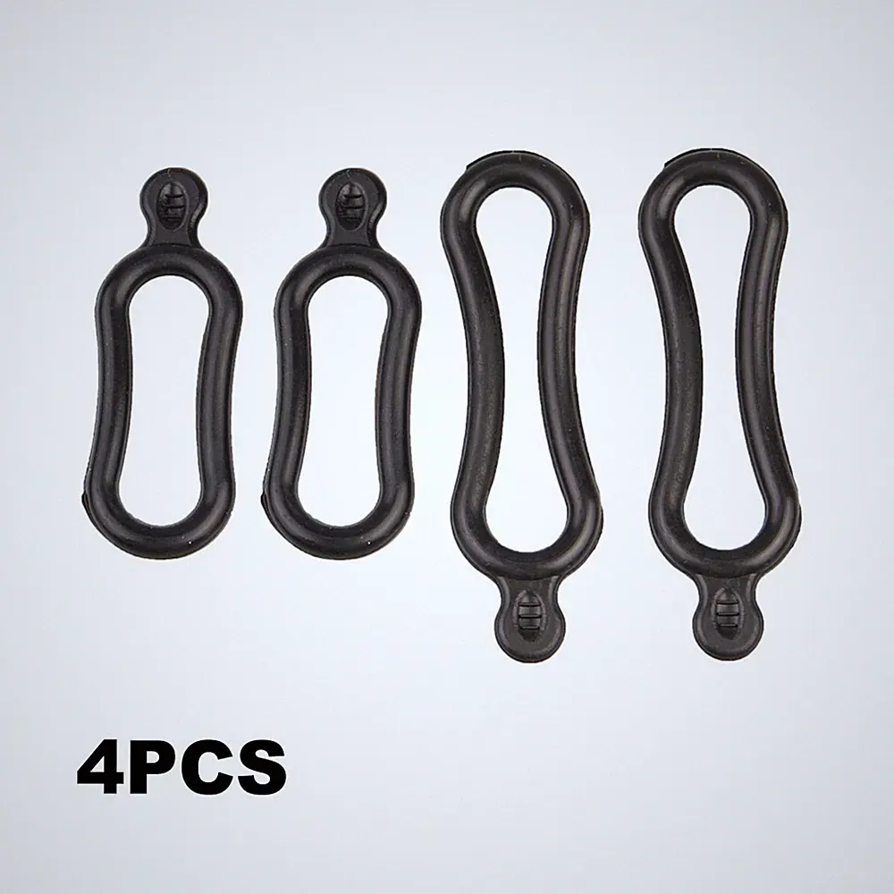 4X Bike Light Fastening Rubber O Ring Bicycle Light Mounting Silicone Band Loop