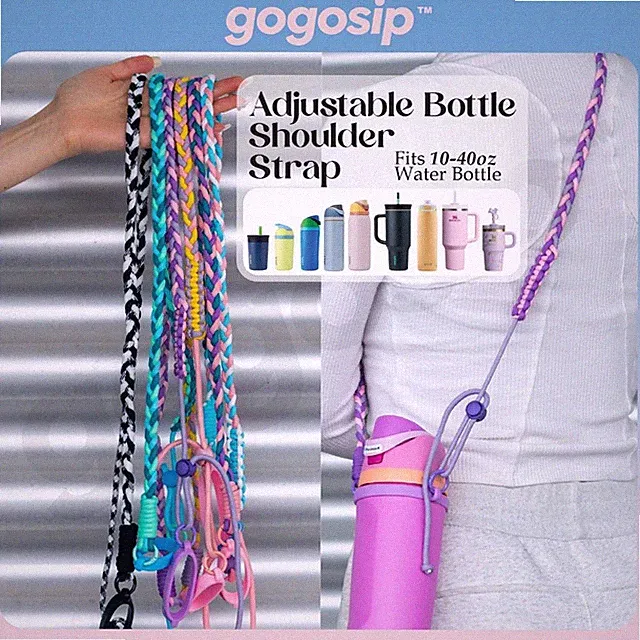 Adjustable Bottle Strap Bottle Carrier Grip Accessories Running Bike Gym Jogging