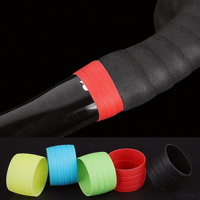 Bicycle Handlebar Plug 2pcs Silicone Anti-skip Fixed Ring Road Bike Shift Handle