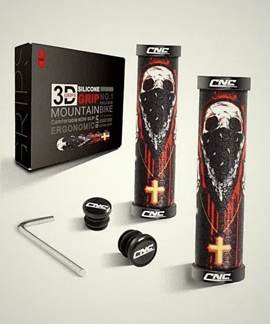 Bike Handlebar Grips for Mountain HSS MTB Silicone Grips Design Gel Grips