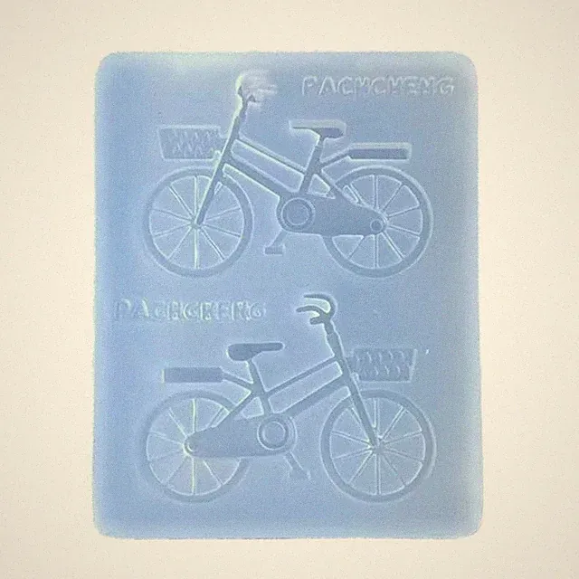Bike Shaped Silicone Craft Mould High Temperature Resistant For Handmade Art