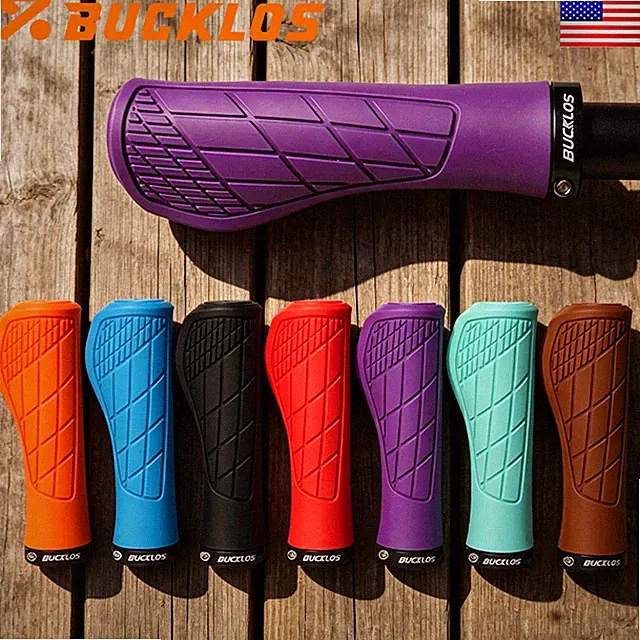 Ergonomic Handlebar Grips Silicone Double Lock Road Bike Anti-Slip Waterproof US