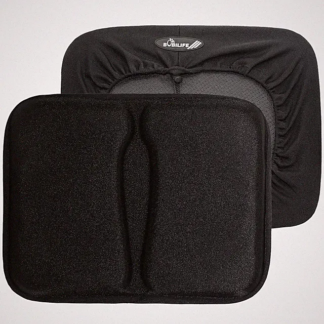 Gel Padded Seat Cushion Cover for Recumbent Bike & Rowing Machine - Extra Wid...