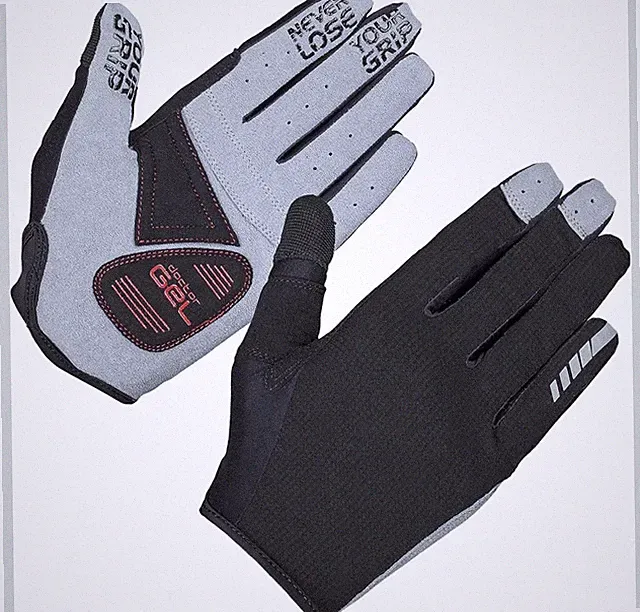 GripGrab Shark Cycling Gloves Gel-Padded Fullfinger Mountain Gravel Bike Gloves.