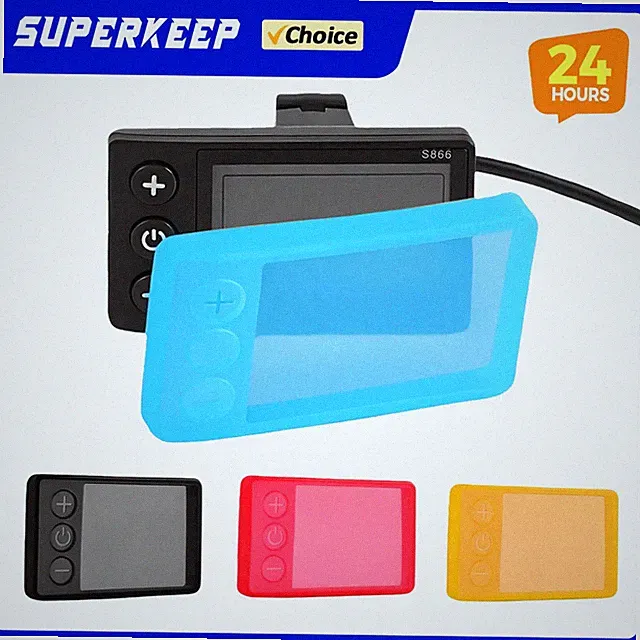 LCD Display Panel for Electric Bike 24V 36V 48V 60V with Waterproof Plug and