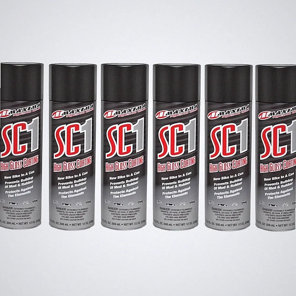 Maxima SC1 High Gloss Coating 6 Pack Silicone Detailer Spray Dirt Bike ATV UTV