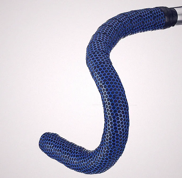NEW! Silicone Wrap-Hexon Road Touring Bicycle Bike BTP Handlebar Tape Blue/Black