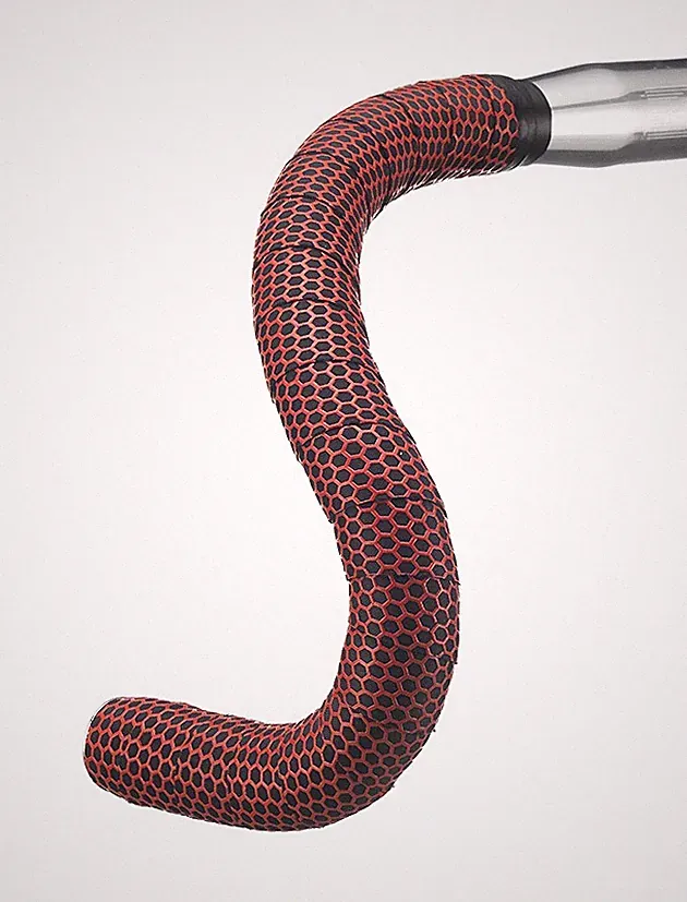 NEW! Silicone Wrap-Hexon Road Touring Bicycle Bike BTP Handlebar Tape Red/Black