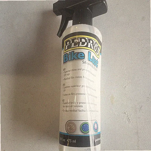 Pedro's Bike Lust Silicone Bike Polish Liquid Spray Bottle 16 fl oz 475 ml