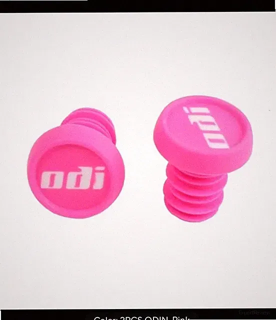 Pink Handlebar End Plugs Rubber Bar Cap Grip Mountain Bike Road Bicycle ODI