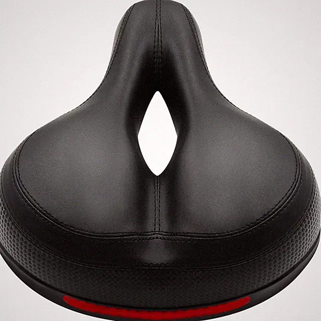 Premium Waterproof Bike Seat with Shock Absorbers and Reflective Strip
