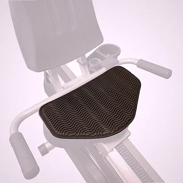 Recumbent Bike Seat Cushion - Anti-Slip Extra-Wide Pad for Desk Black
