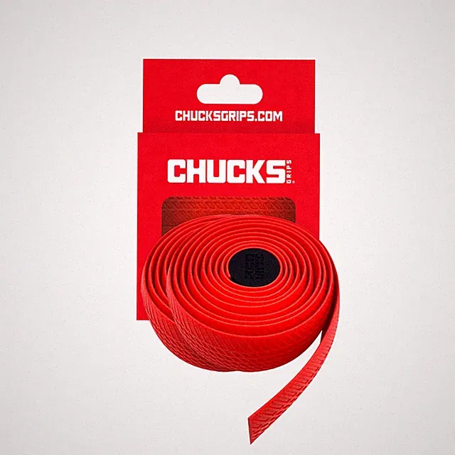 Red Silicone Handlebar Tape 3mm Shock-Absorbing Grips for Road & Cycling