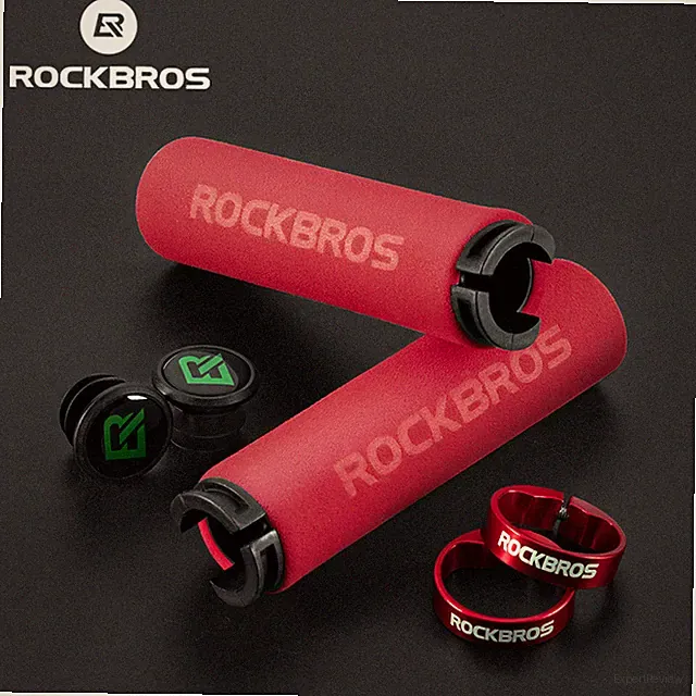 ROCKBROS Bicycle Handlebar Grips Silicone Sponge Handlebars