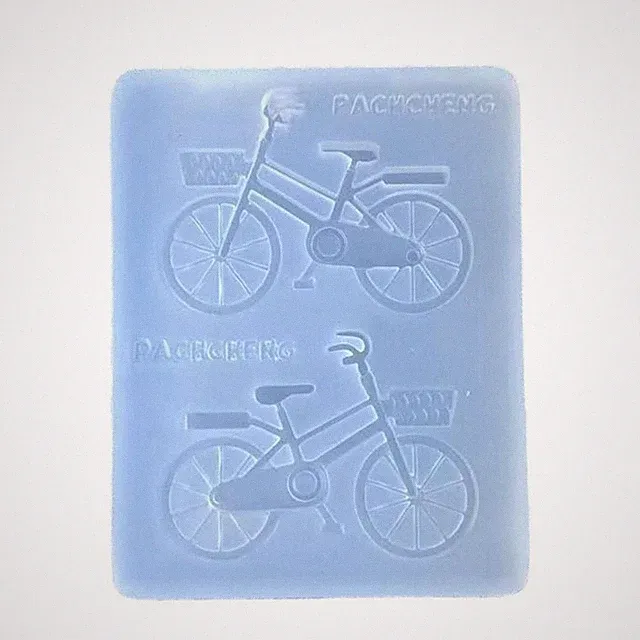 Silicone Bike Mould Flexible Reusable Bakeable For Unique DIY Craft