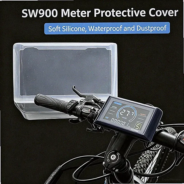Silicone Clear Cover for E-Bike SW900 LCD Display Meter Protective Cover Case