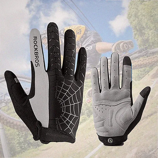 Sports Gel Bike Riding Touchscreen Gloves Road Bike MTB Full Finger Gloves USA