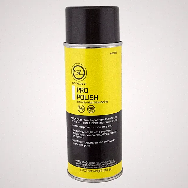 Sunlite Bike Polish - 13oz Aerosol Can, Yellow
