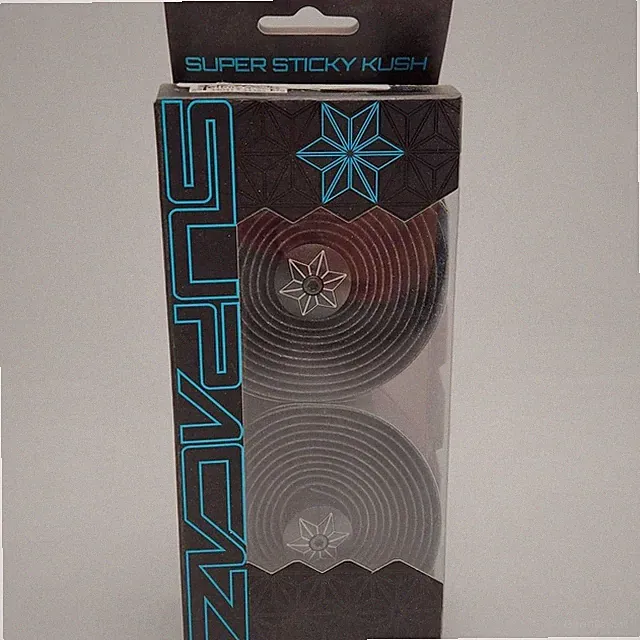 Supacaz Super Sticky Kush Bicycle Handlebar Tape Black OPEN PACKAGE