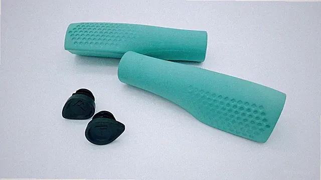 Velo Silicon Gel Comfort Commuter Bike Bicycle Handlebar Grip - Celeste 135mm
